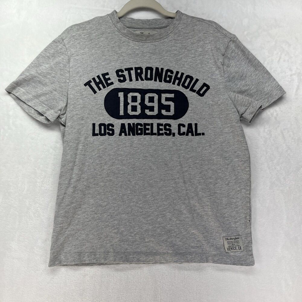 The Stronghold LA Tee Mens Sz‎ Medium Gray 1895 Venice